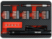 ȘURUBELNIȚĂ PRECIZIE CU ACUMULATOR, 3.6V, 39 PIESE YATO YT-27930