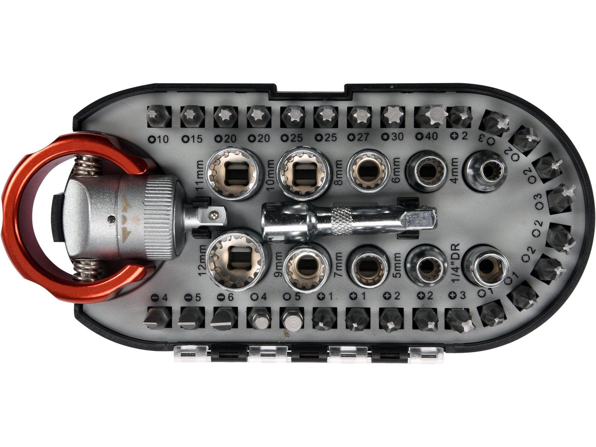 SET TUBULARE ȘI BIȚI, 40 PIESE YATO YT-27960