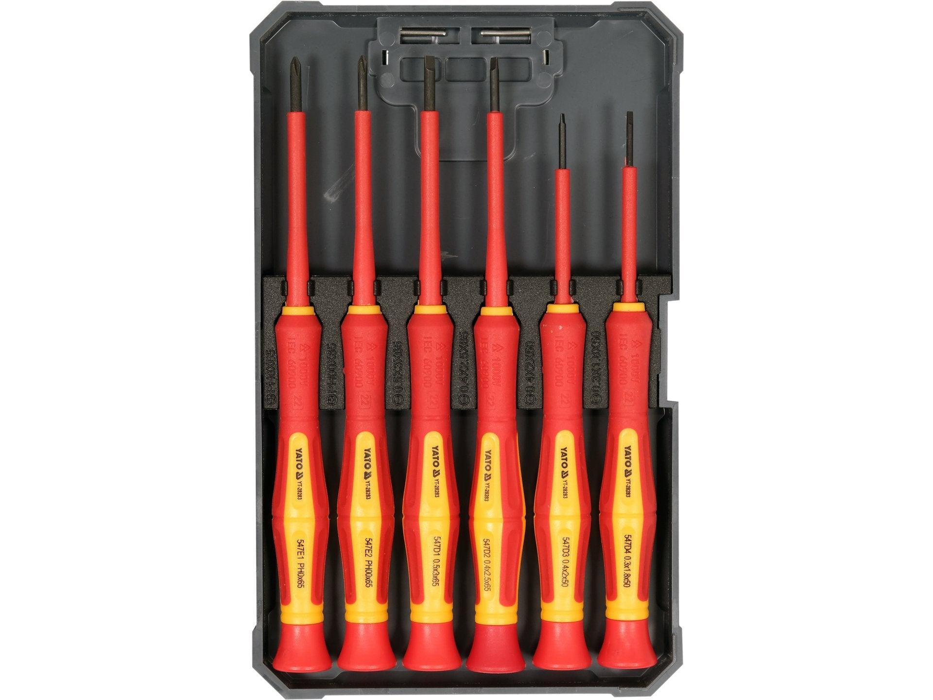 SET 6 ȘURUBELNIȚE DE PRECIZIE VDE YATO YT-28283