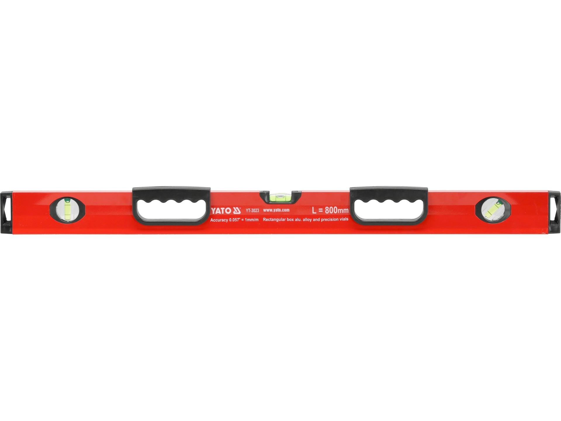 NIVELĂ ALUMINIU 800MM, 3 BULE YATO YT-3023