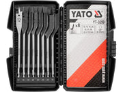 SET BURGHIE PLATE PENTRU LEMN 12-32MM, 8 BUC YATO YT-3259