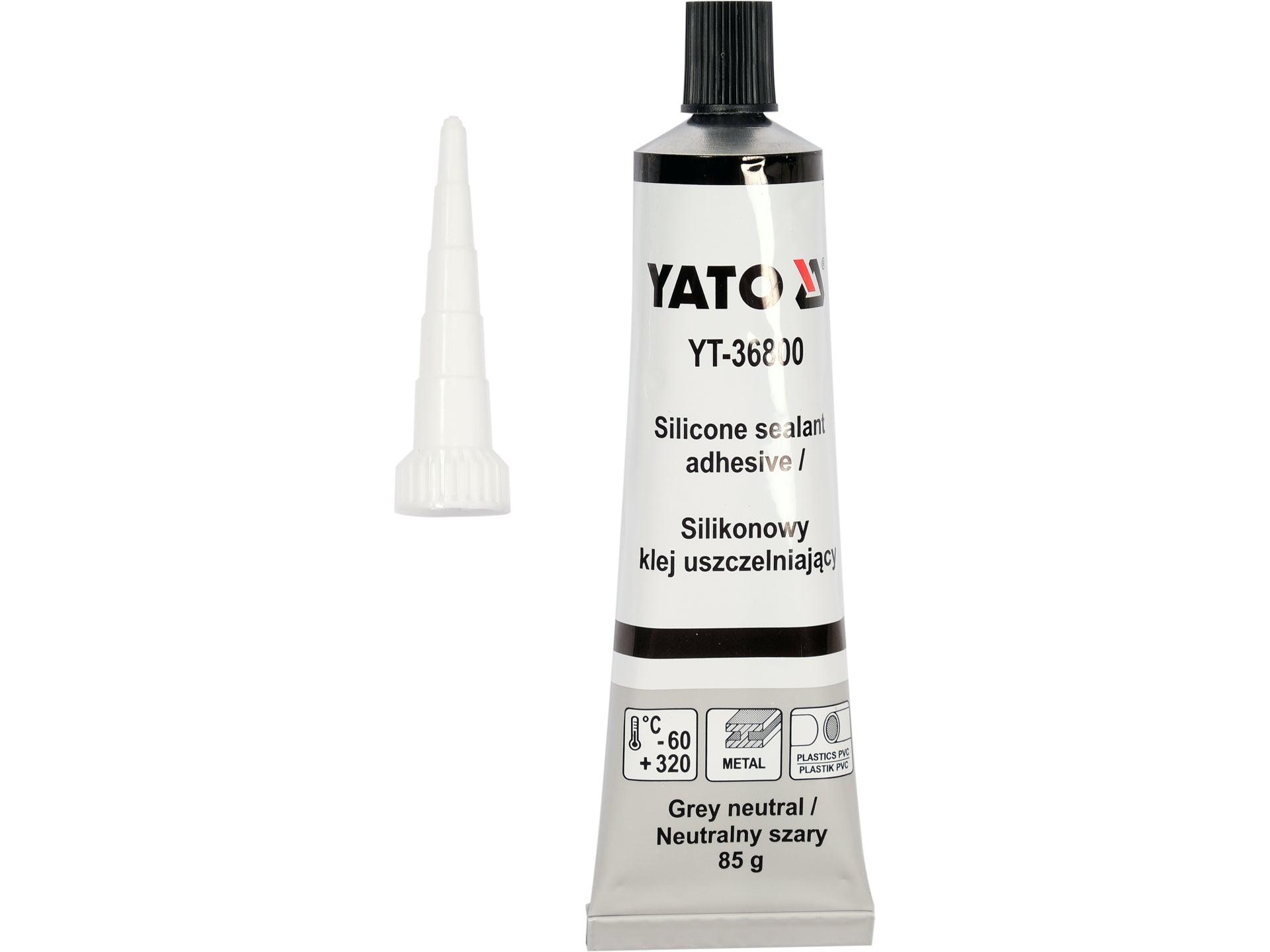 ADEZIV SIGILANT SILICONIC, 85G, GRI YATO YT-36800