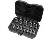 SET CHEI INELARE SEMI-DESCHISE CU ADAPTOR 3/8'', 12 PIESE YATO YT-38550