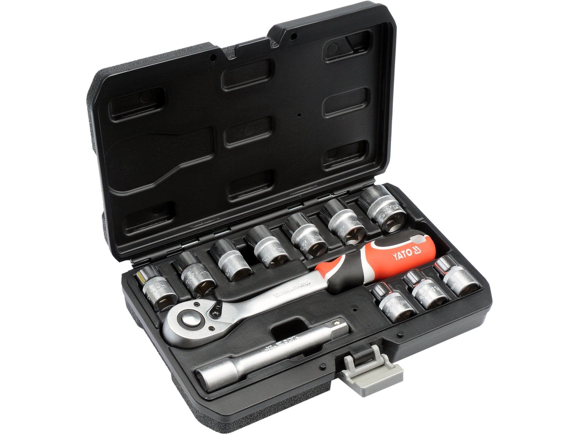 TRUSĂ TUBULARE 1/2'', 12 PIESE YATO YT-38671