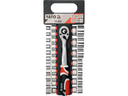 TRUSA CHEI TUBULARE+ANTRENOR ,1/2'', 19 PIESE YATO YT-3868