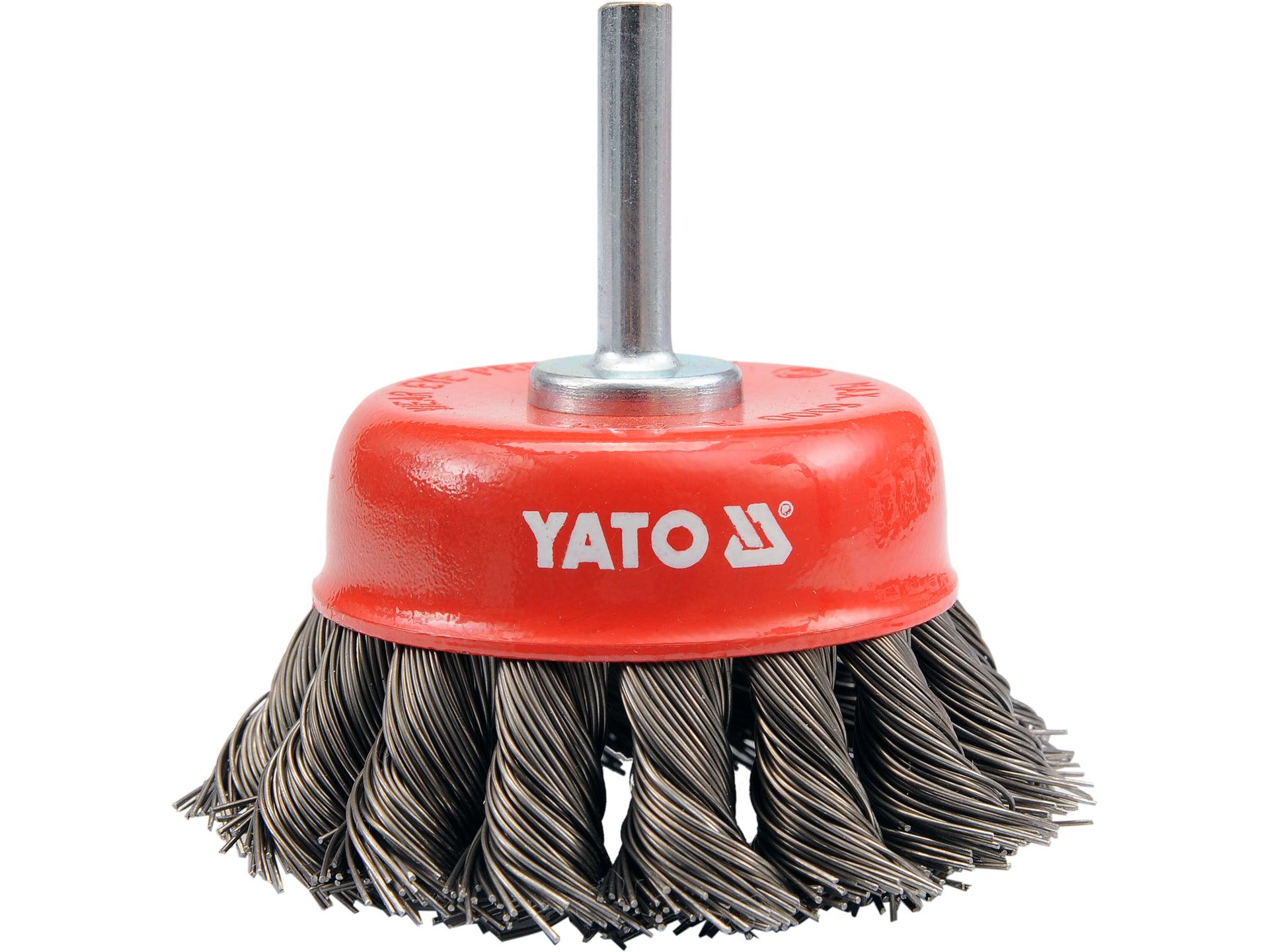 PERIE CUPĂ CU AX 75MM, CU TOROANE DIN SÂRMĂ YATO YT-4752