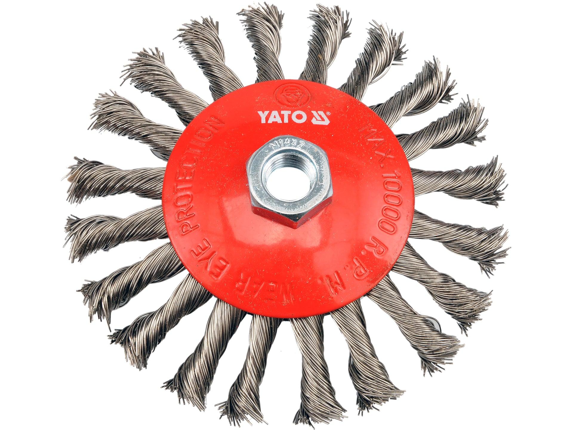 PERIE ROTUNDĂ PENTRU BORMAȘINĂ INOX, 125MM YATO YT-4764