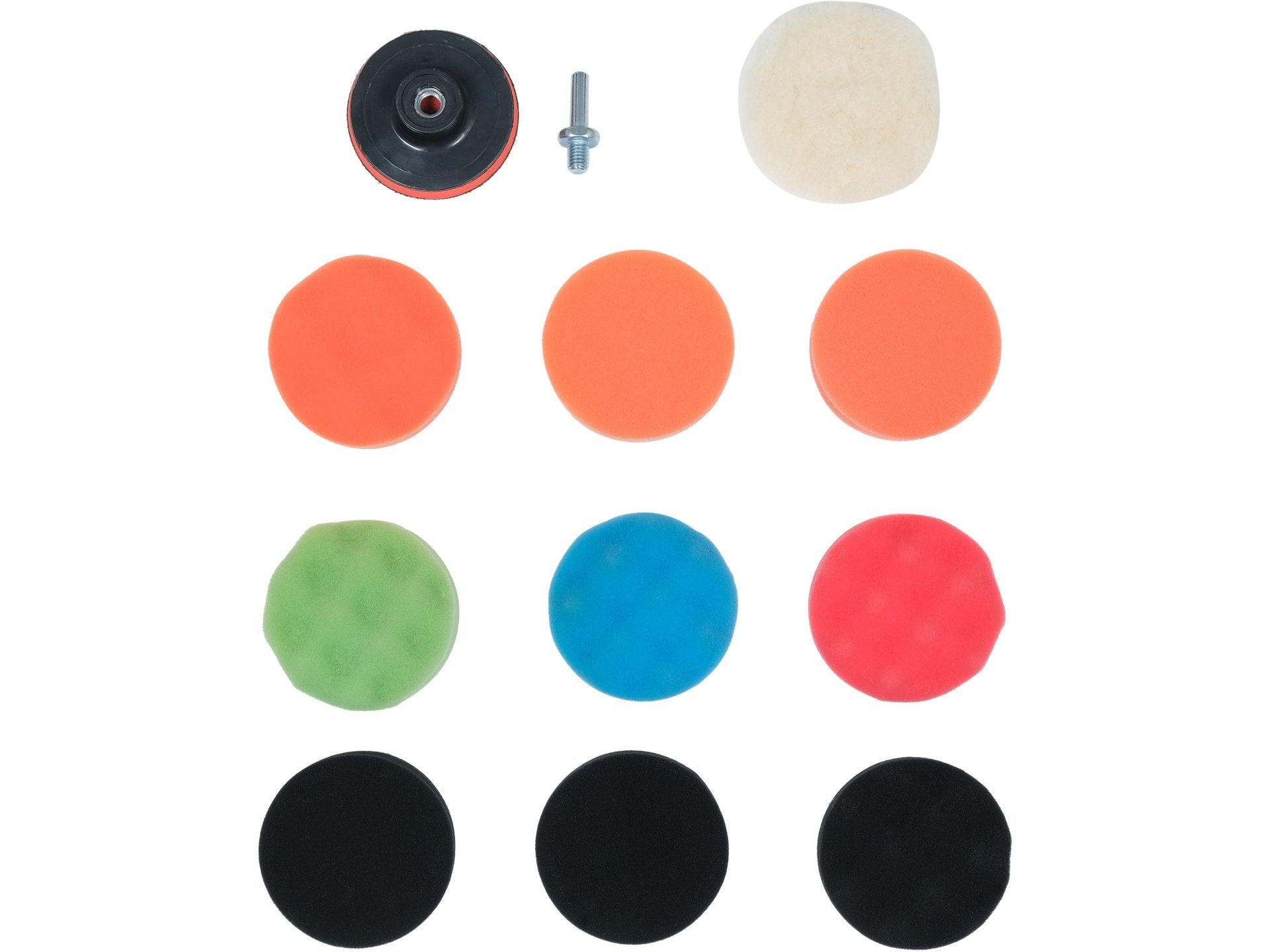 SET BUREȚI POLISAT, 80MM, M10, 12 PIESE YATO YT-47930