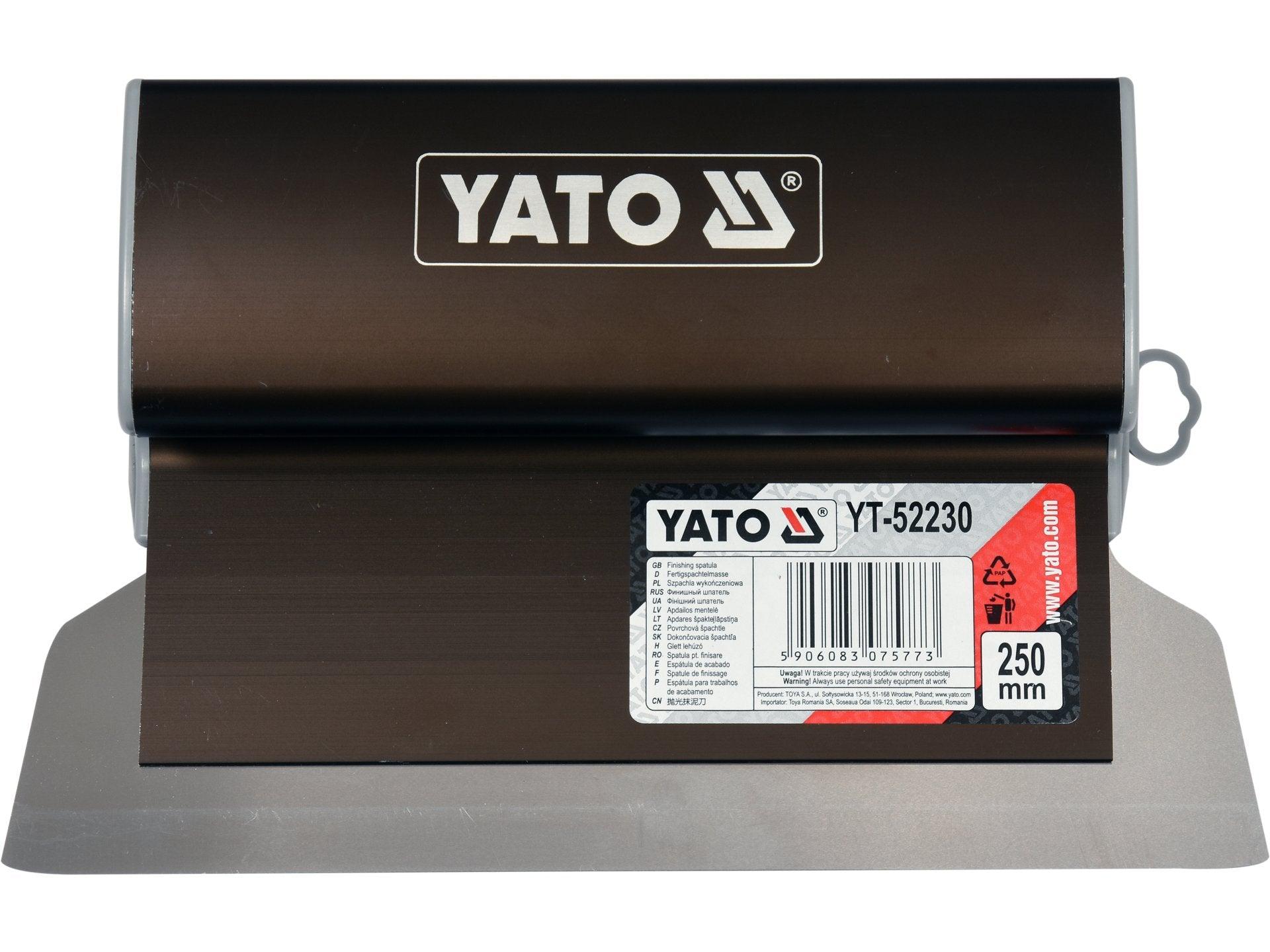GLETIERĂ PENTRU FINISAREA, 250MM, LAMĂ ÎNLOCUIBILĂ YATO YT-52230