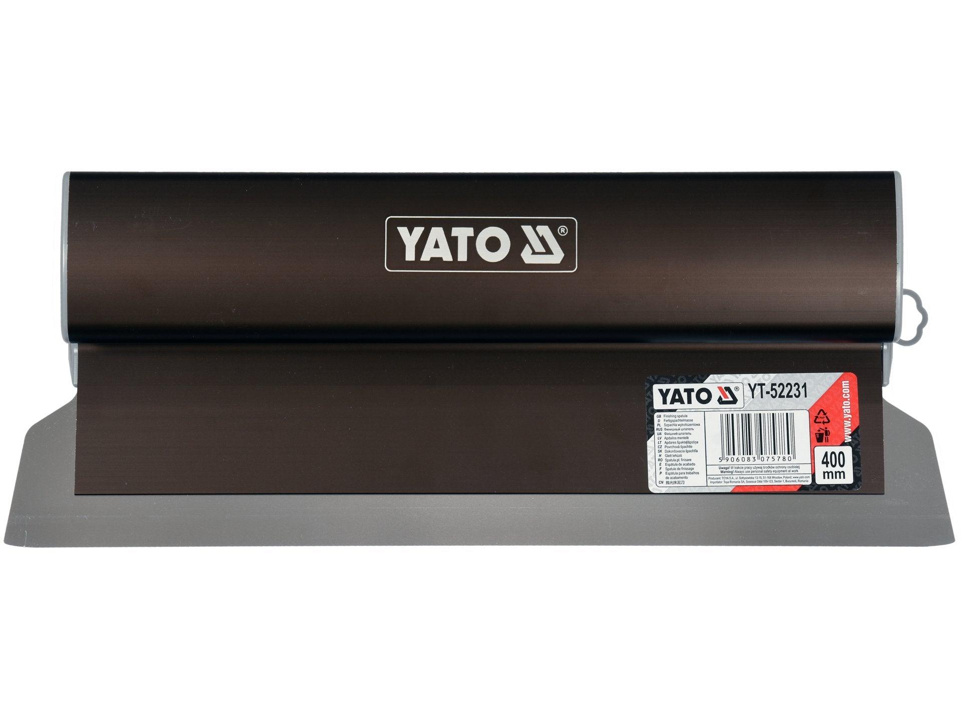 GLETIERĂ PENTRU FINISARE, 400MM, LAMĂ ÎNLOCUIBILĂ YATO YT-52231
