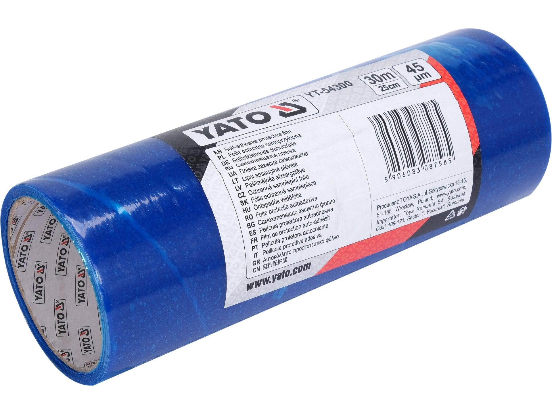 FOLIE DE PROTECȚIE AUTOADEZIVĂ 25CMX30M YATO YT-54300