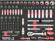 DULAP SCULE 7 SERTARE, ECHIPAT CU 157 PIESE YATO YT-55308