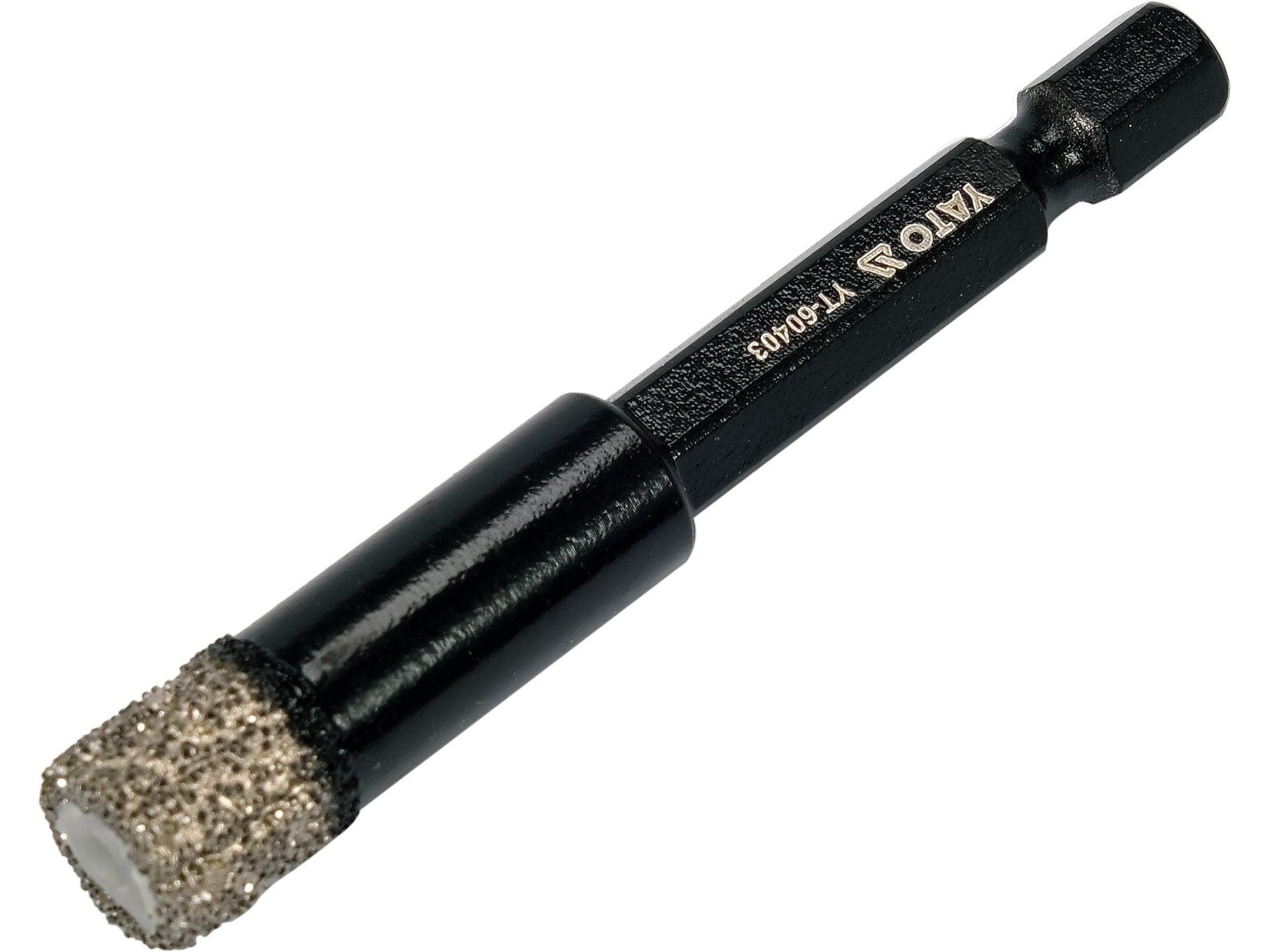 BURGHIU DIAMANTAT PENTRU CERAMICĂ 10MM HEX YATO YT-60403