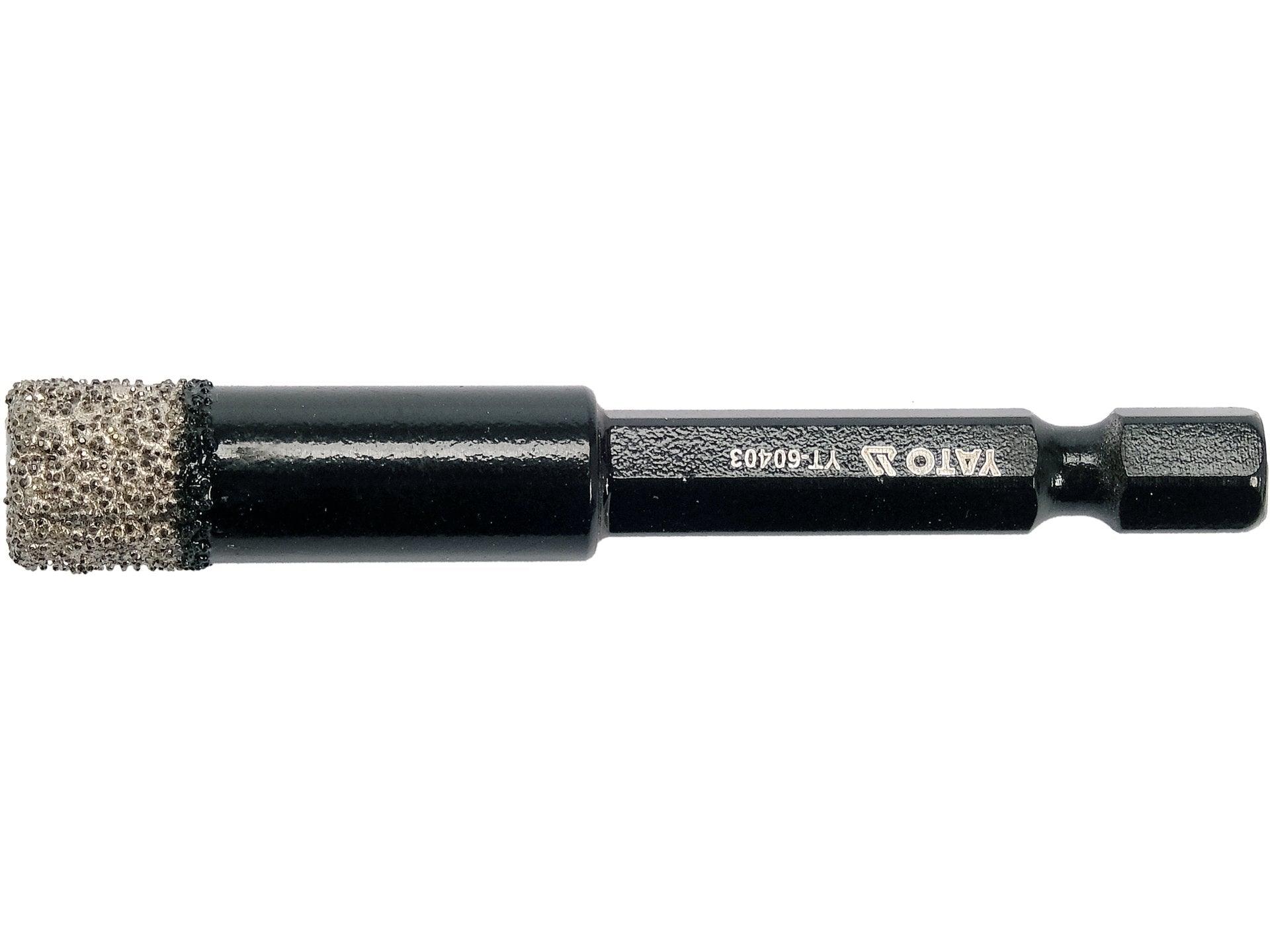 BURGHIU DIAMANTAT PENTRU CERAMICĂ 10MM HEX YATO YT-60403