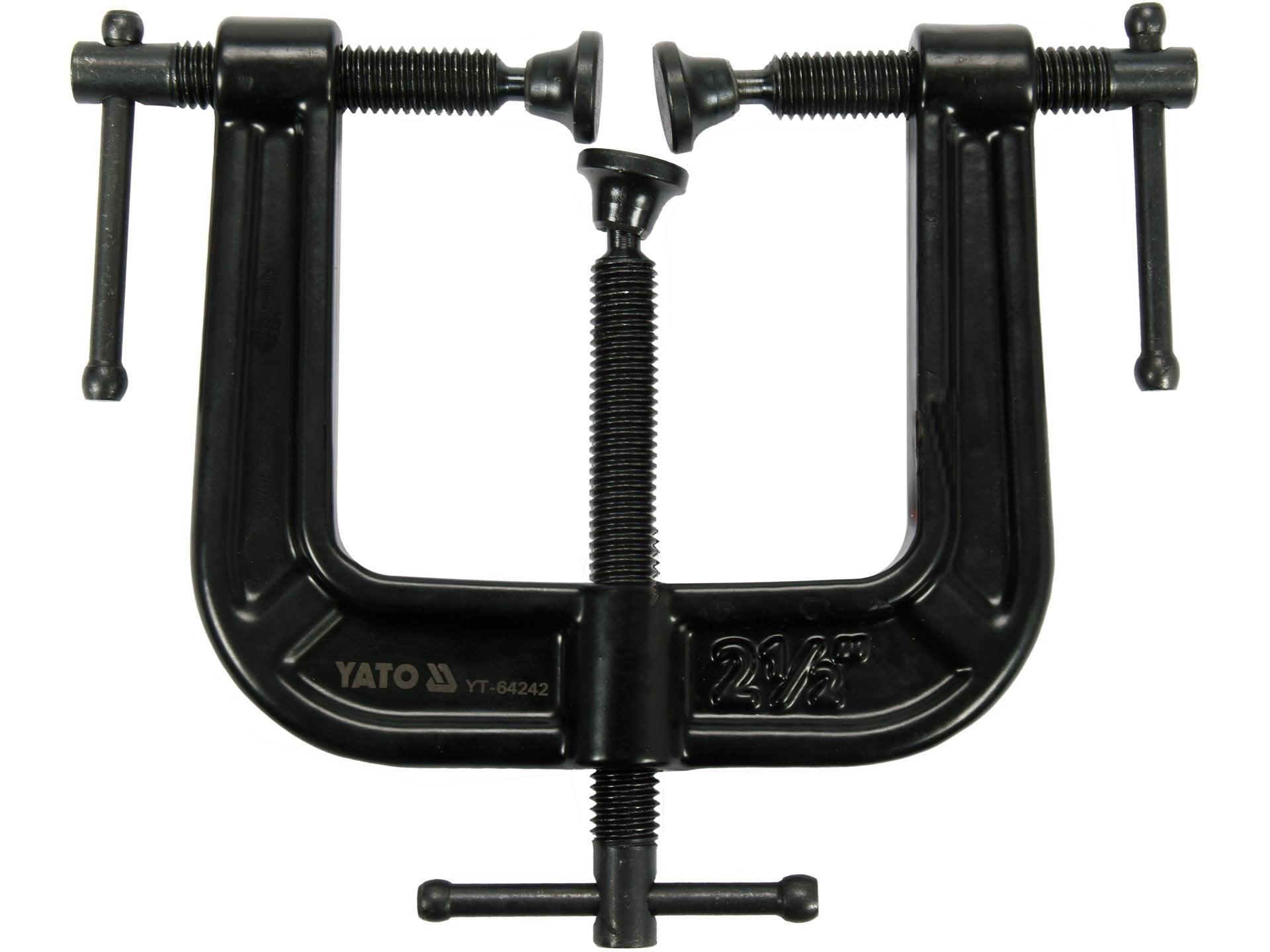 CLEMĂ PRINDERE ÎN 3 PUNCTE, 62X62MM/2,5''X2,5'' YATO YT-64242