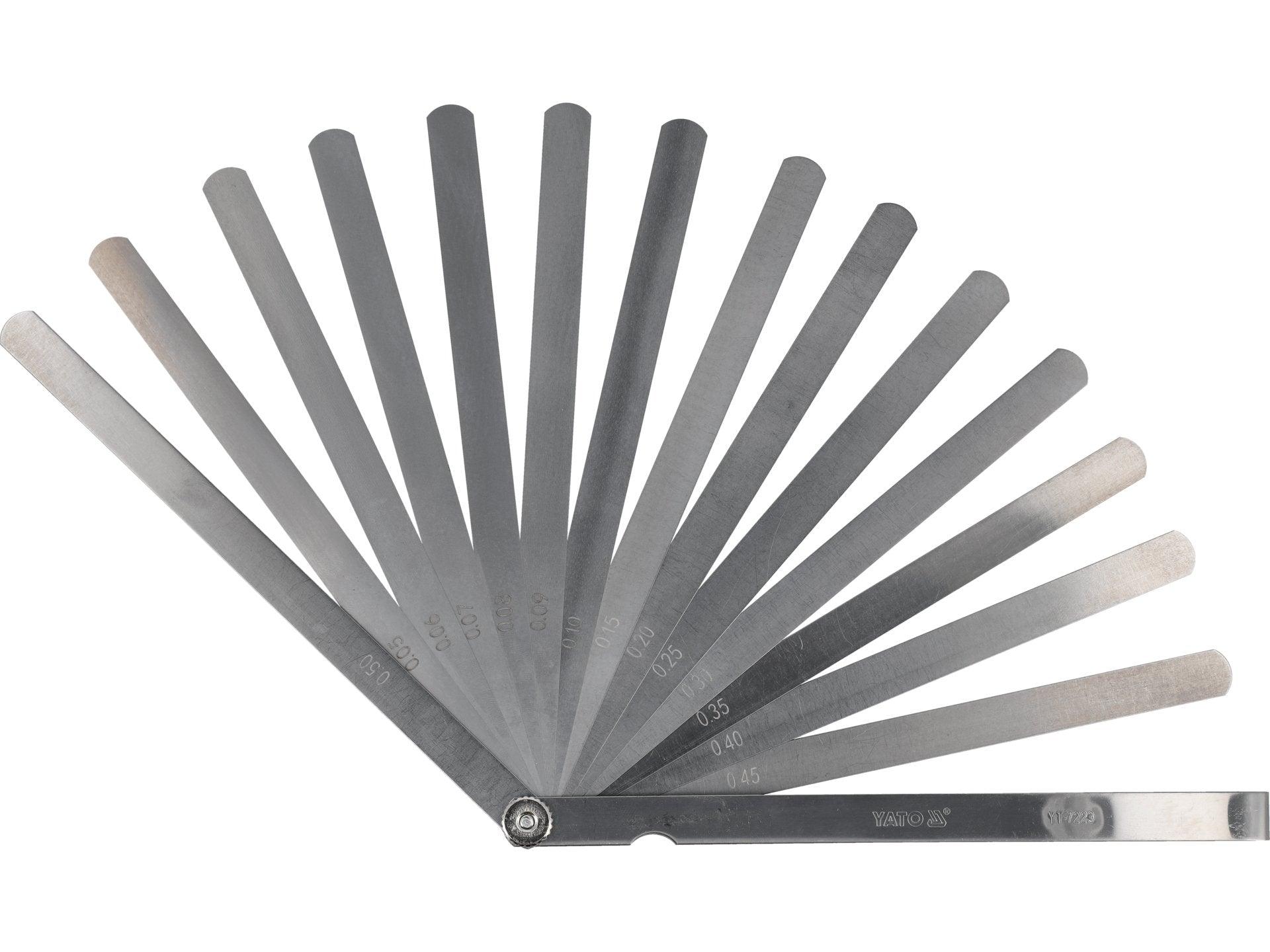 LERE 200MM, 14 LAME, 0,05-0,5MM YATO YT-7223