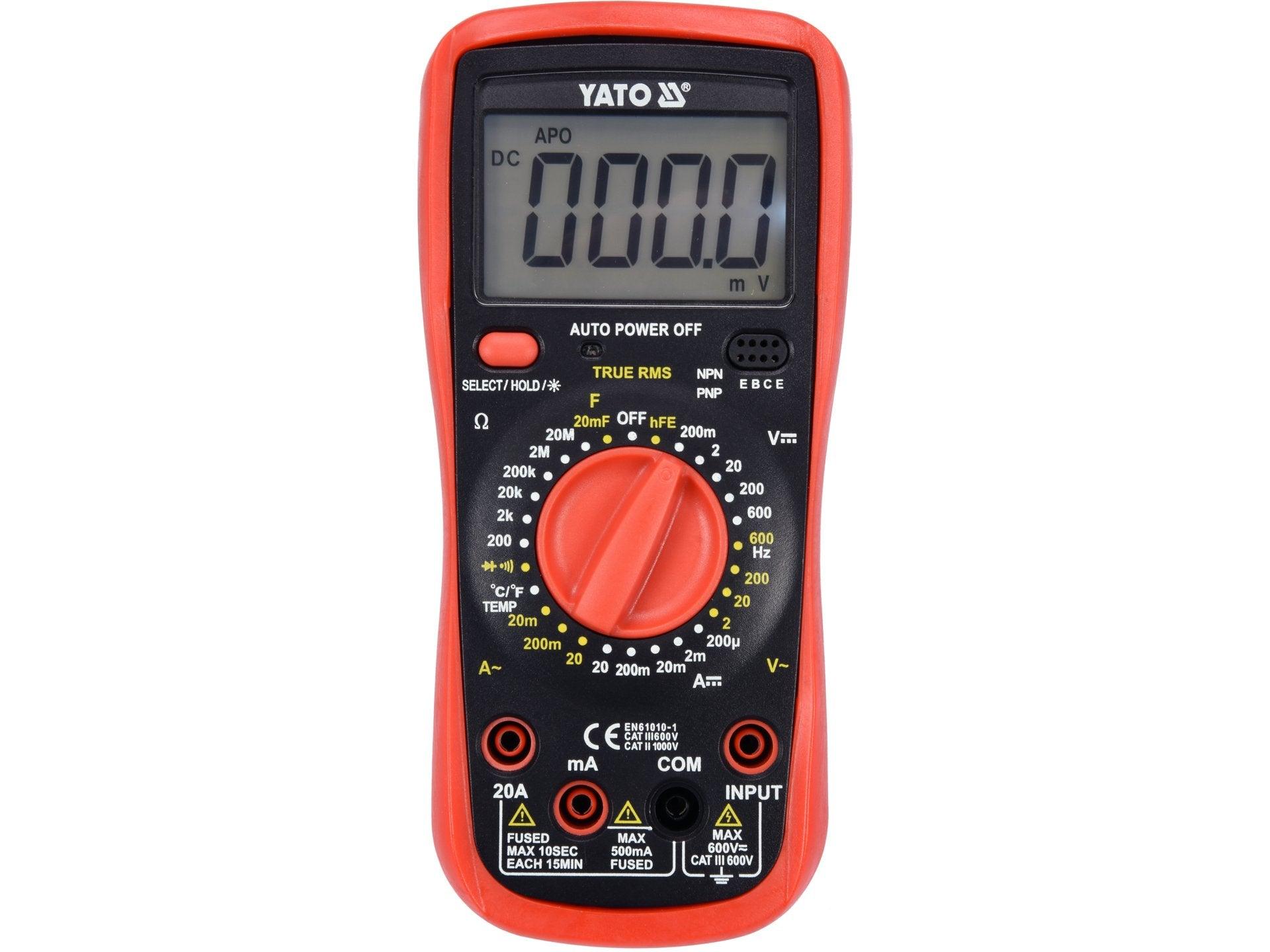MULTIMETRU DIGITAL, TRUE RMS YATO YT-73083