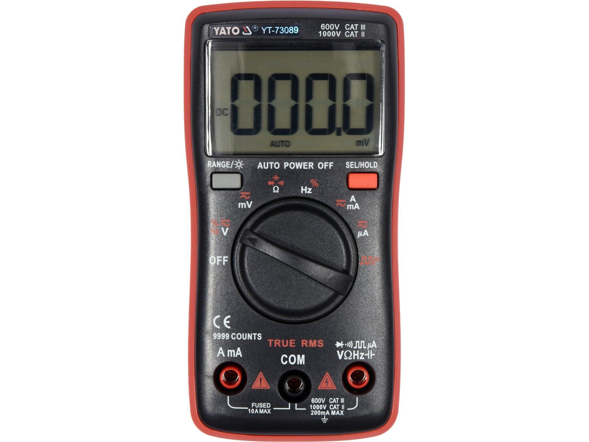 MULTIMETRU DIGITAL, LCD 9999 YATO YT-73089