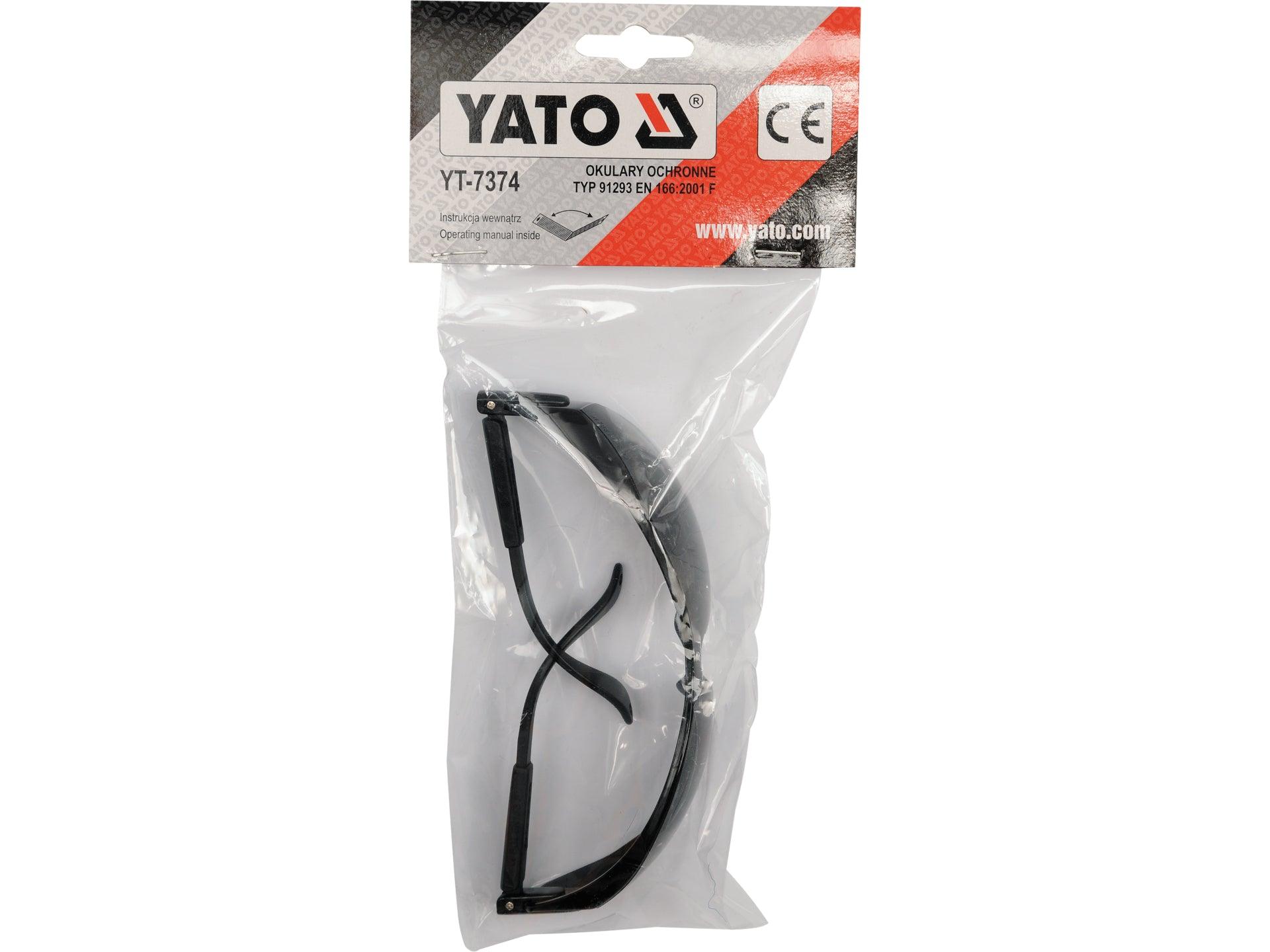 OCHELARI DE PROTECȚIE CU LENTILĂ NEAGRĂ YATO YT-7374