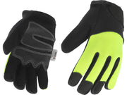 MĂNUȘI DE LUCRU DIN PIELE SINTETICĂ, GALBEN/NEGRU, MĂRIMEA 8 YATO YT-74654