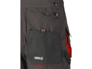 PANTALONI DE LUCRU CU PIEPTAR, BASALT, MĂRIMEA 2XL YATO YT-80157