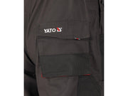 PANTALONI DE LUCRU CU PIEPTAR, BASALT, MĂRIMEA 2XL YATO YT-80157