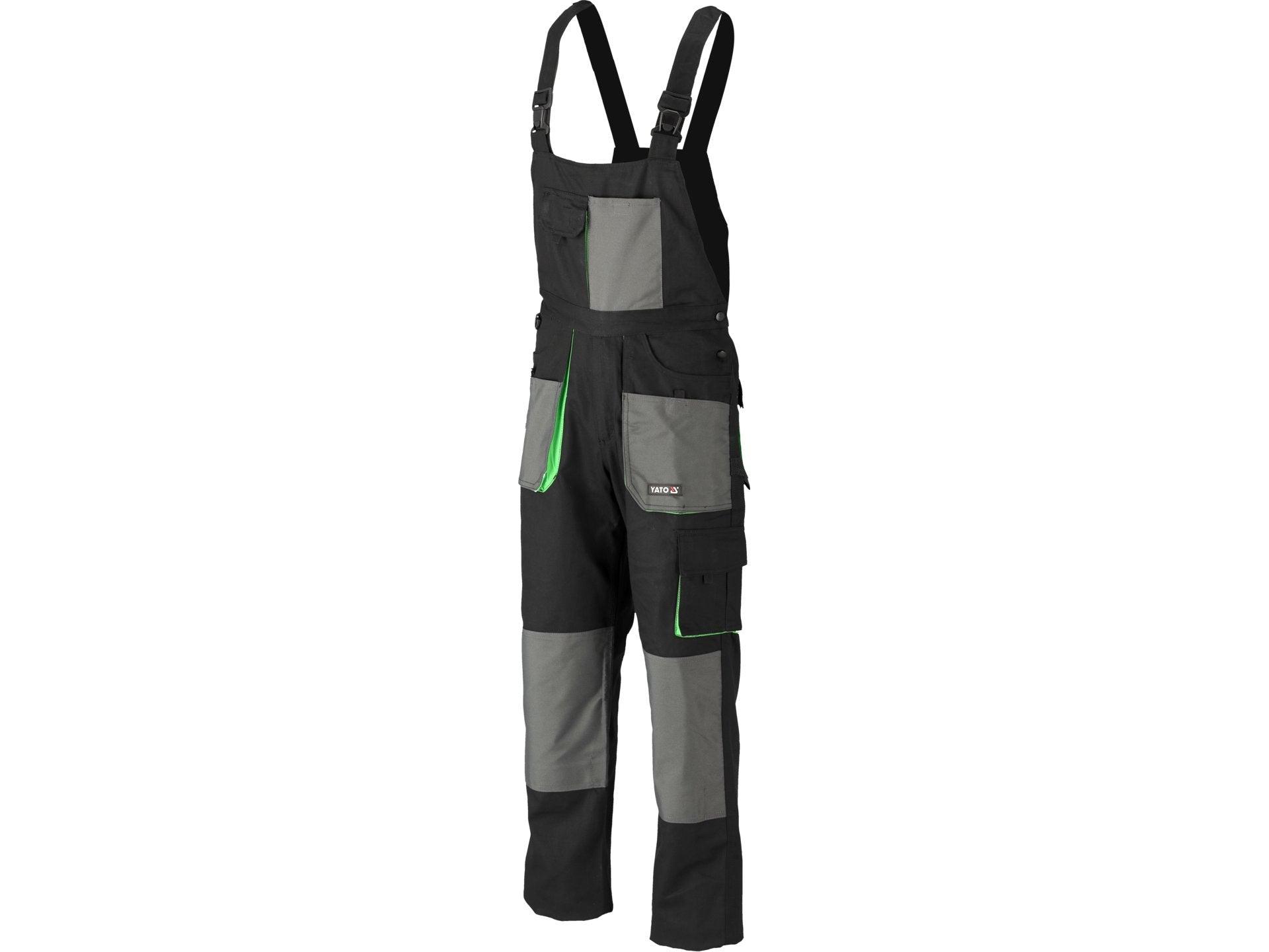 PANTALONI DE LUCRU CU PIEPTAR, PALEA, MĂRIMEA M YATO YT-80171