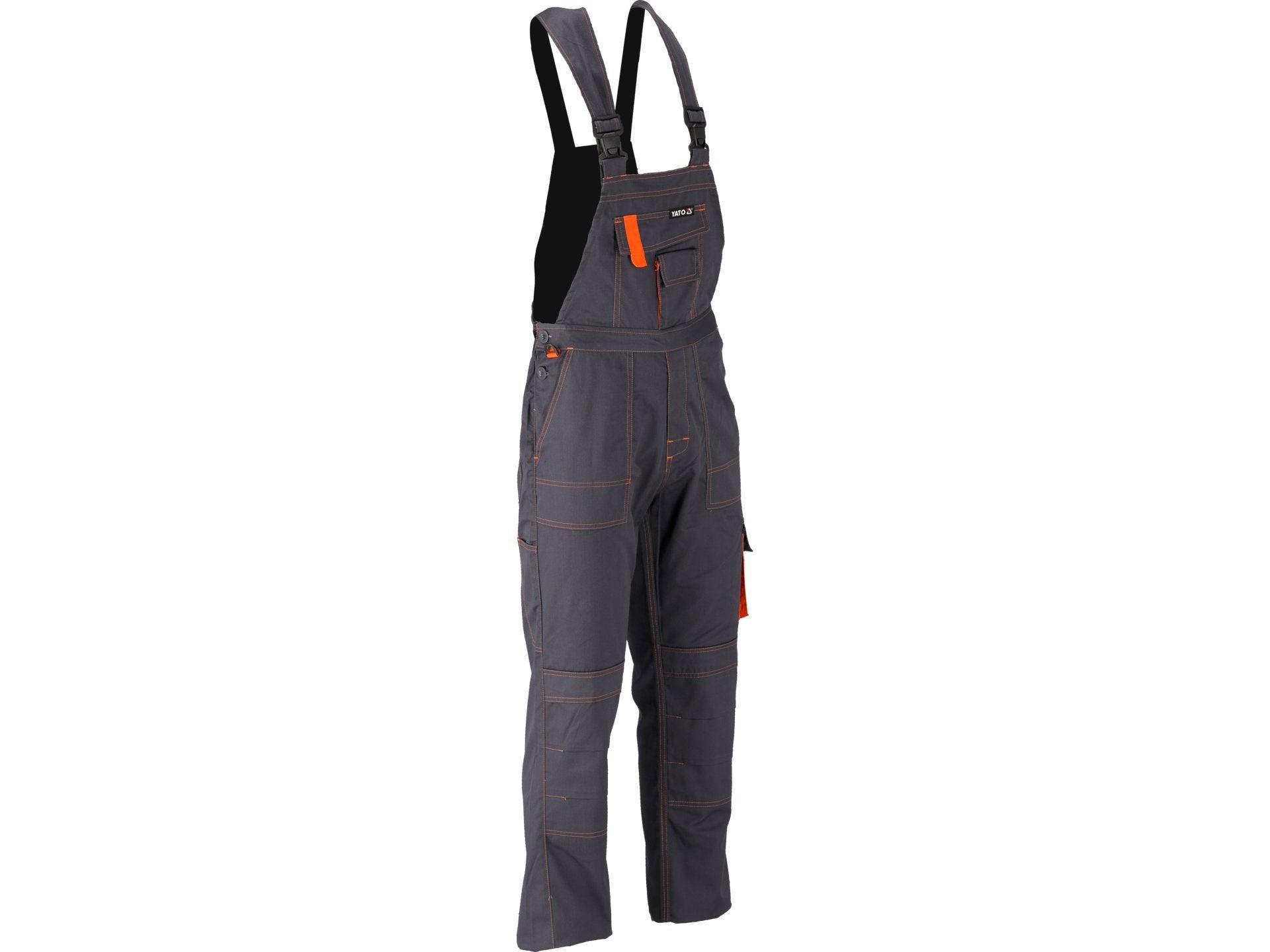 PANTALONI DE LUCRU CU PIEPTAR, DORIA, MĂRIMEA L YATO YT-80409