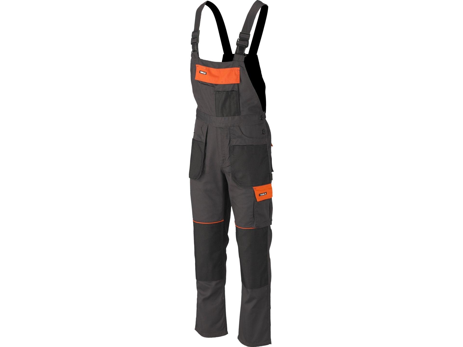 PANTALONI DE LUCRU CU PIEPTAR, ANDESITE, MĂRIMEA, L/XL YATO YT-80914
