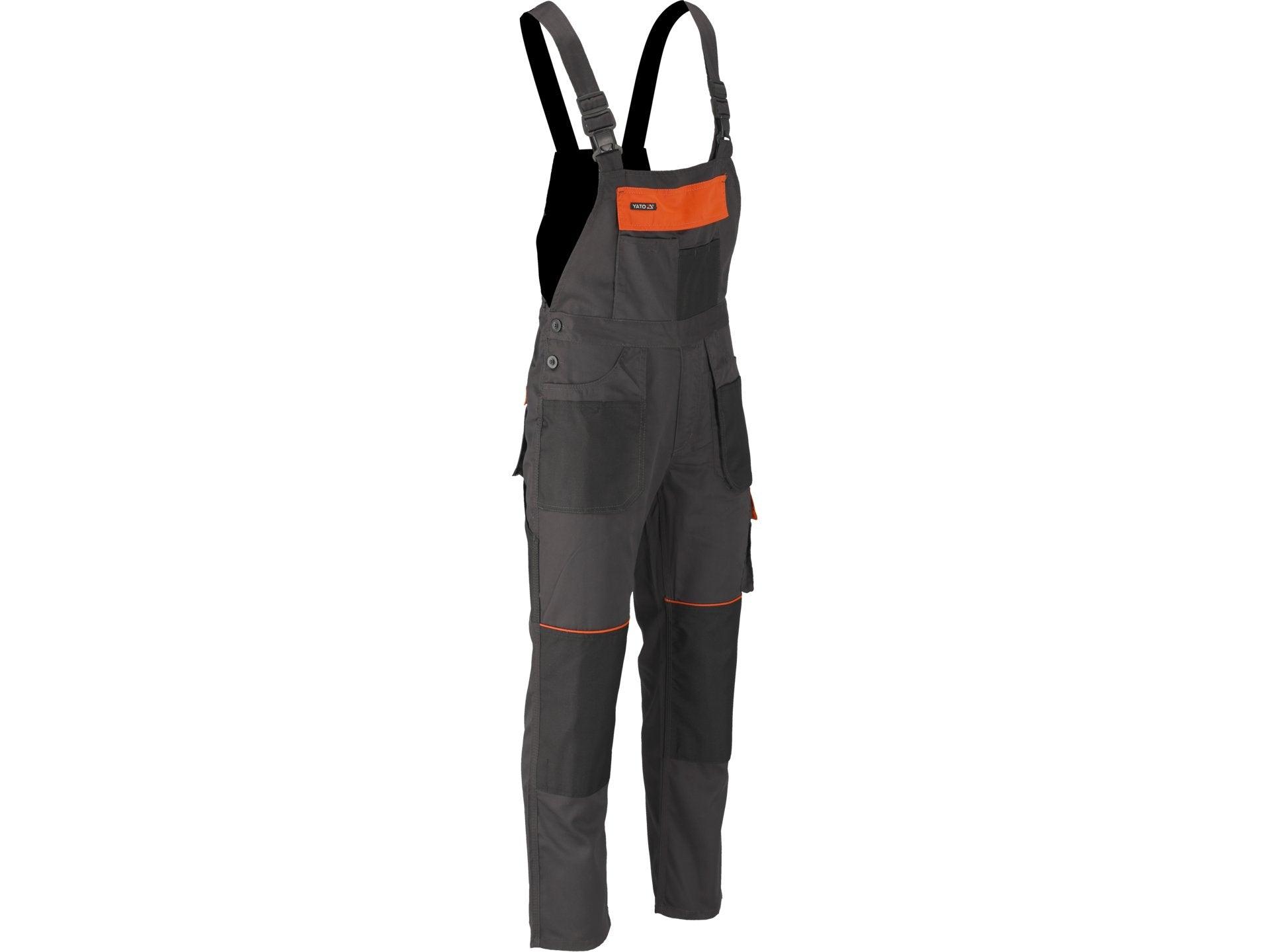 PANTALONI DE LUCRU CU PIEPTAR, ANDESITE, MĂRIMEA, L/XL YATO YT-80914