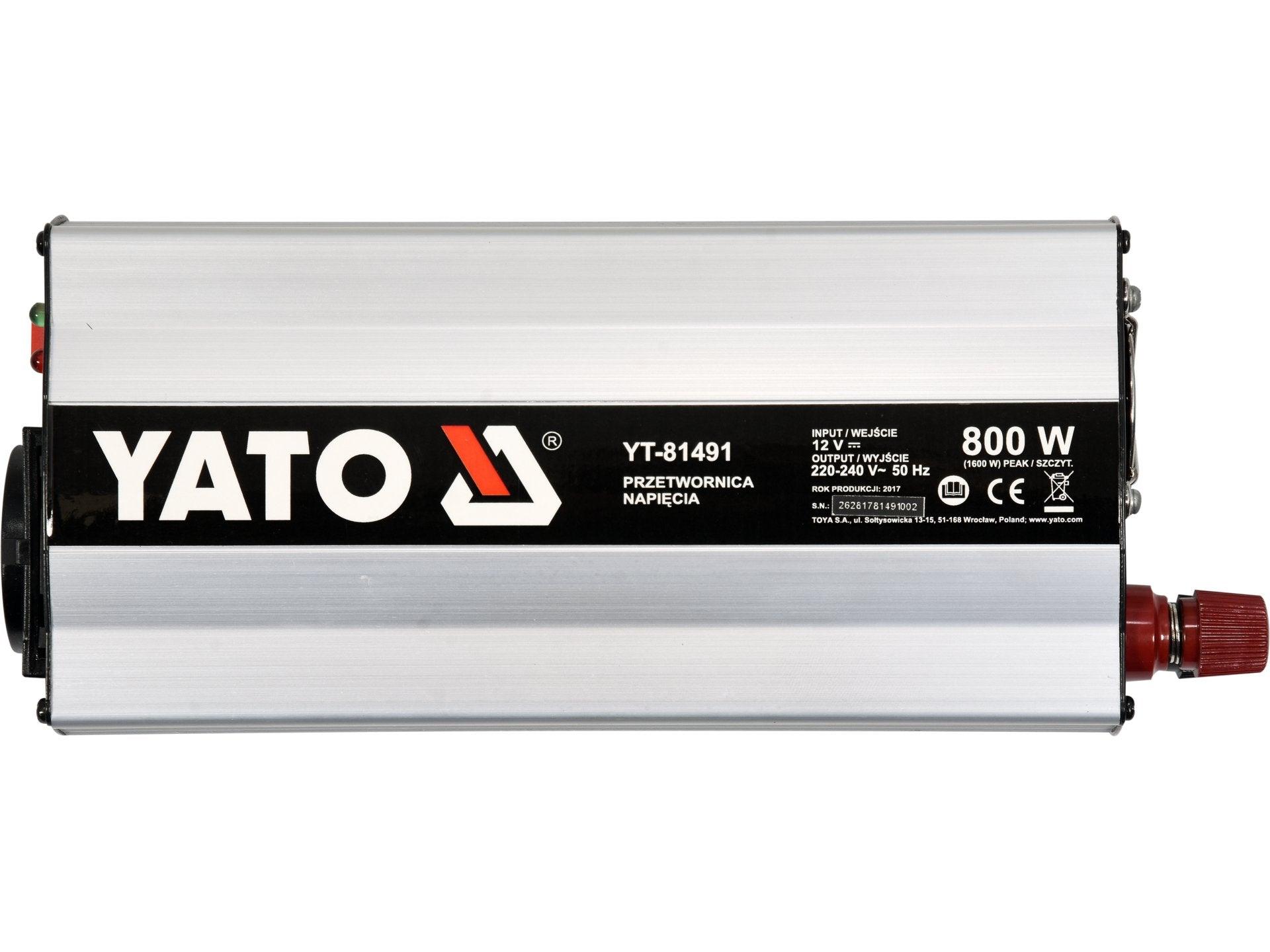 INVERTOR TENSIUNE, 800W YATO YT-81491