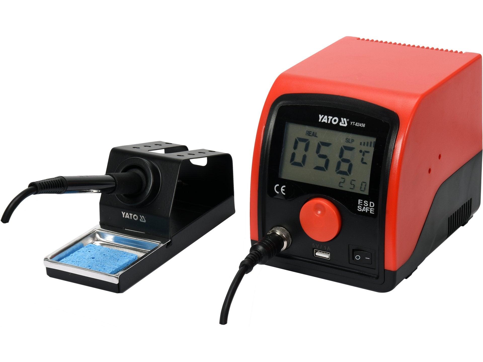 STAȚIE DE LIPIT 75W, CU AFIȘARE LCD 3,5″ YATO YT-82456