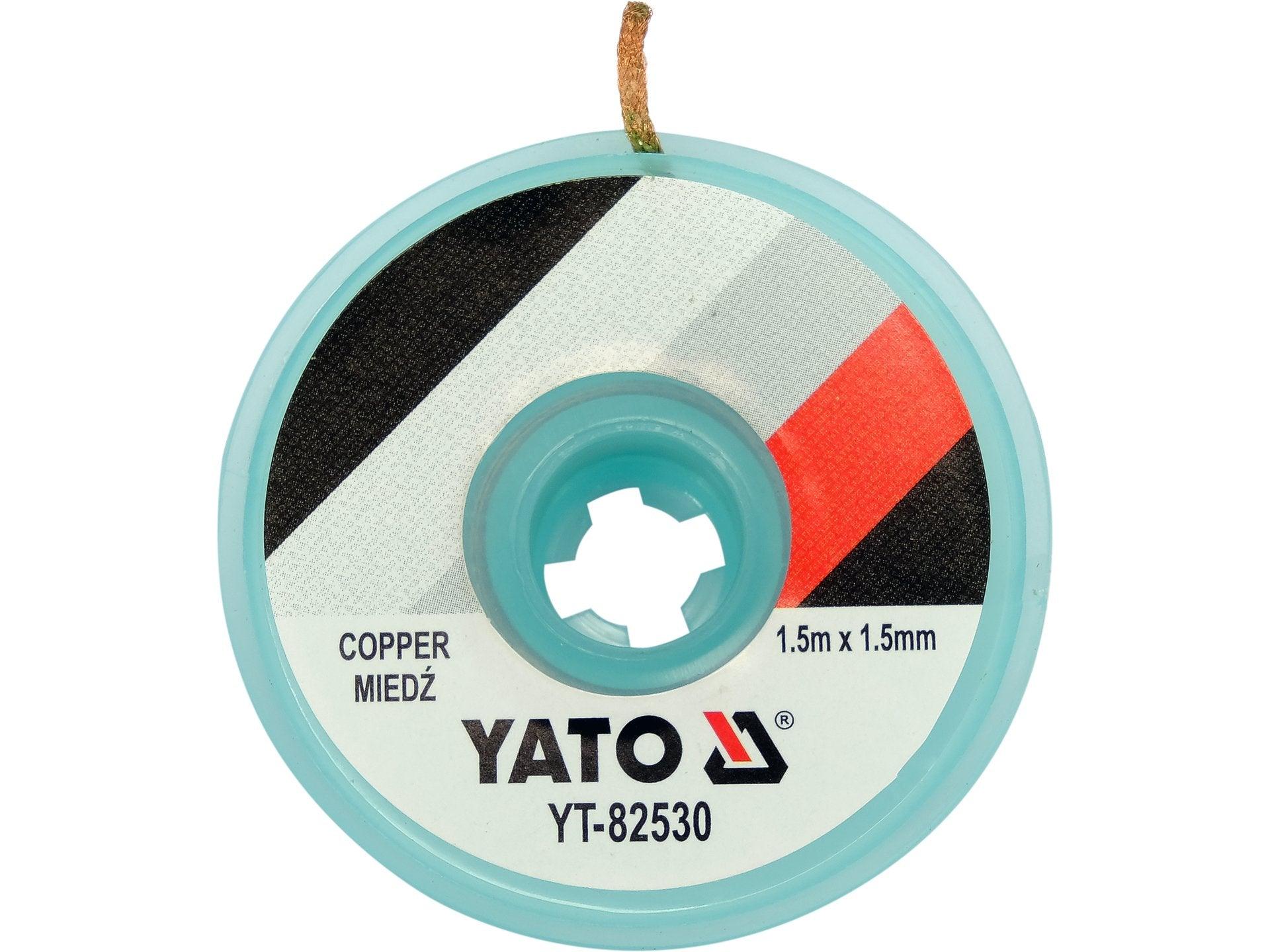 BANDĂ ÎMPLETITĂ DE CUPRU 1.5MM X 1.5M YATO YT-82530