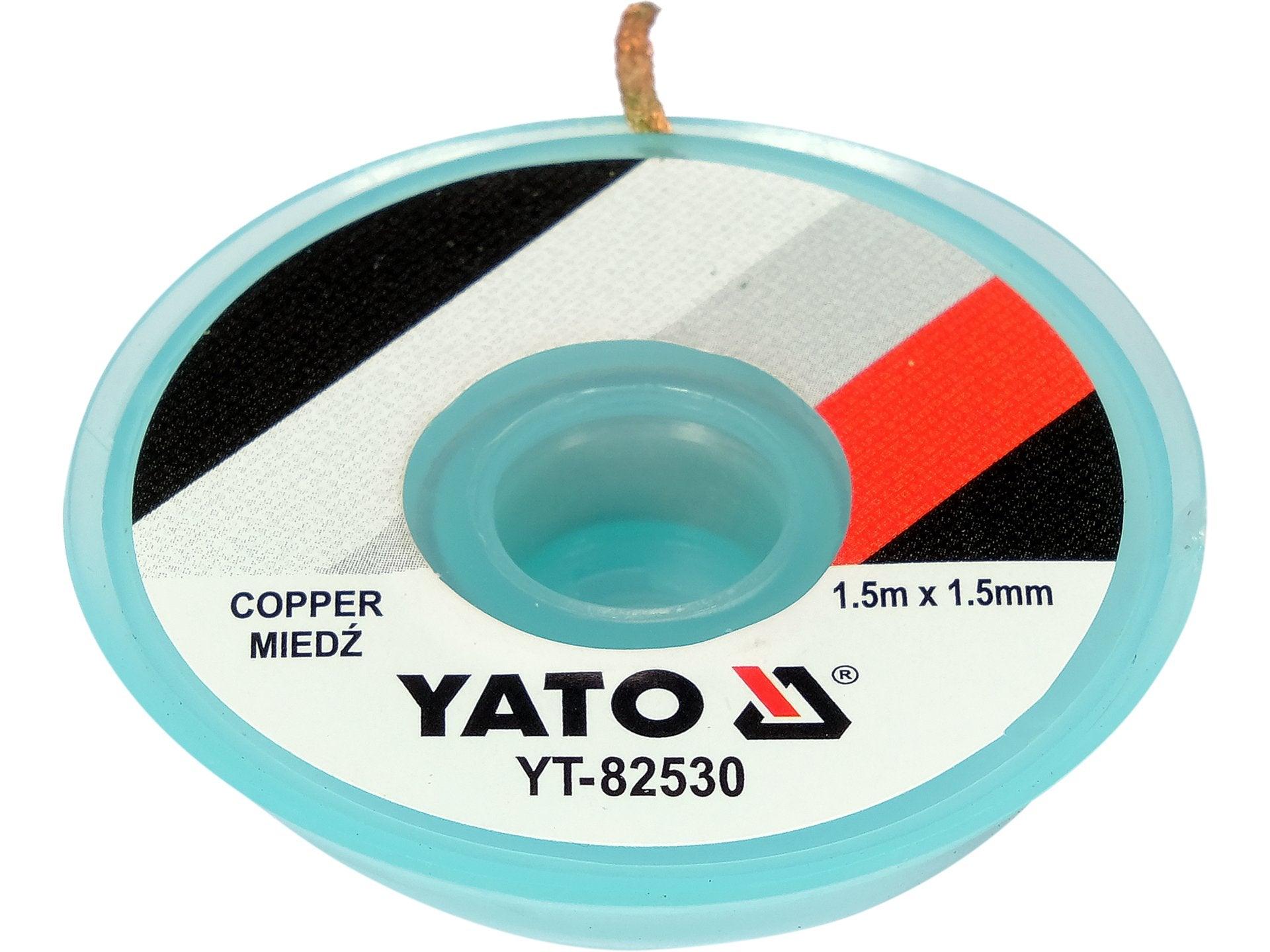 BANDĂ ÎMPLETITĂ DE CUPRU 1.5MM X 1.5M YATO YT-82530