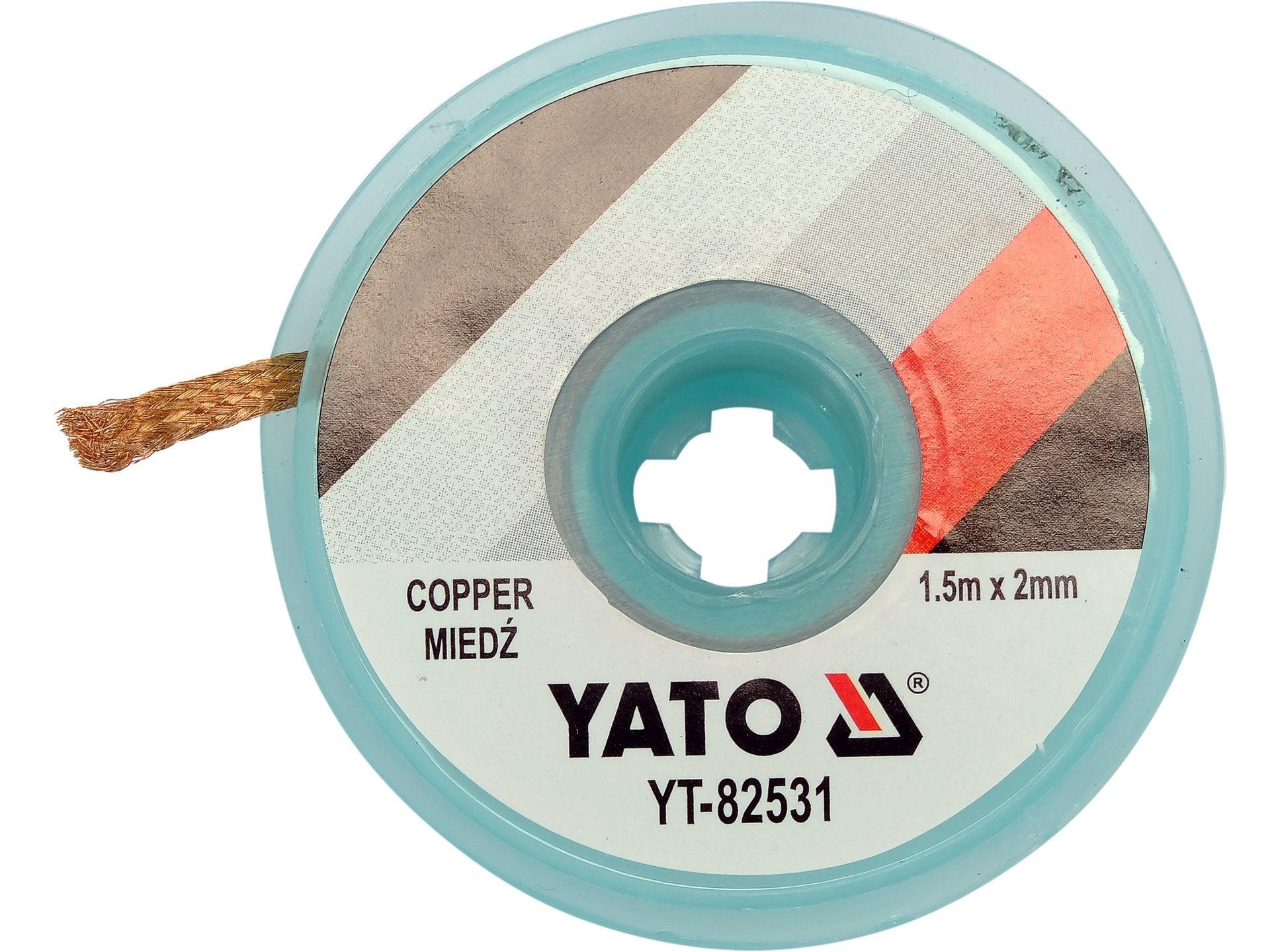 BANDĂ ÎMPLETITĂ DE CUPRU 2.0MM X 1,5M YATO YT-82531