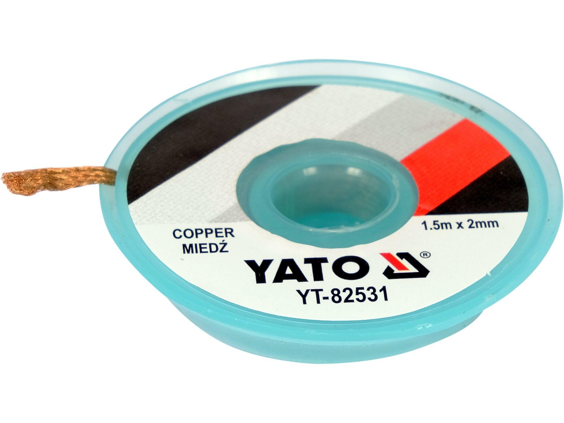 BANDĂ ÎMPLETITĂ DE CUPRU 2.0MM X 1,5M YATO YT-82531