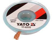 BANDĂ ÎMPLETITĂ DE CUPRU 3.0MM X 1,5M YATO YT-82532