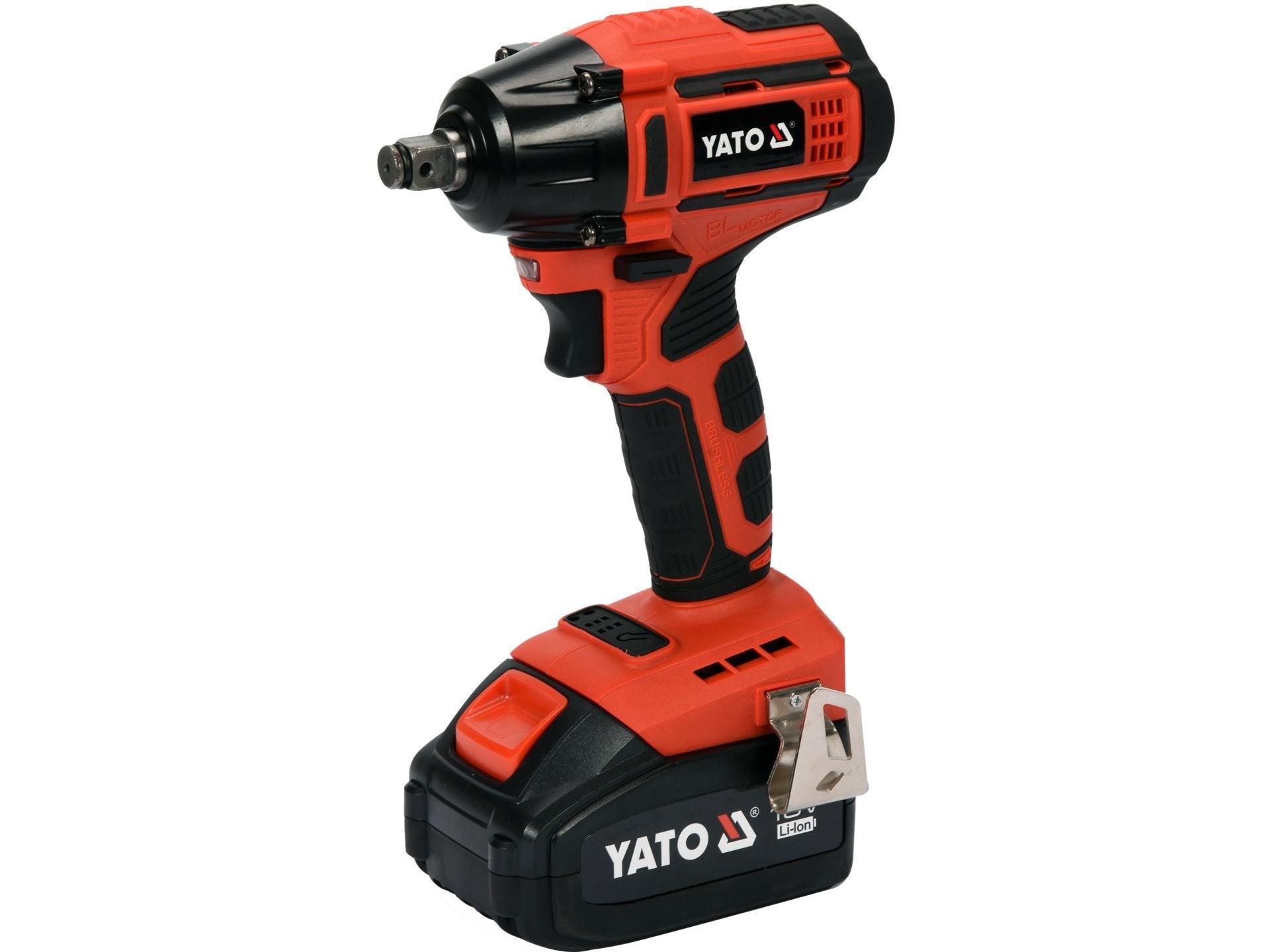 PISTOL DE IMPACT 18V, 250NM, 1X3AH YATO YT-82802