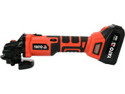 POLIZOR UNGHIULAR 18V, 125MM, FĂRĂ PERII, TURATIE REGLABILĂ YATO YT-82829