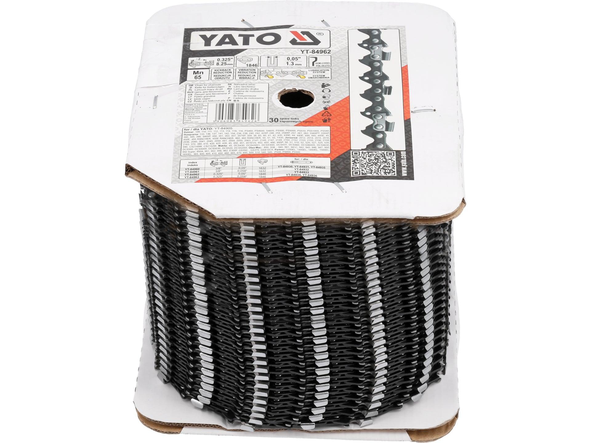 LANȚ PENTRU DRUJBĂ, 1846 DINȚI, 0,325'',1,3MM YATO YT-84962