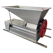 Zdrobitor struguri manual ZSM-100SS cu desciorchinator si agitator, FULL INOX