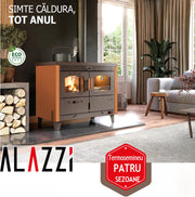 Termosemineu Fornello Alazzi 25 kW cu plita si cuptor