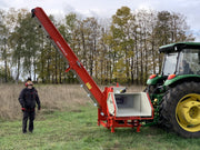 Tocator de crengi AM-200 PTO-K PRO (la tractor), cu banda de transportare , ∅ max. 200 mm