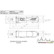 AMB (Kress) 06082101, Motor pentru frezare 800FME, 10000 - 29000 rpm, 800W, + bucsa AMB 8mm