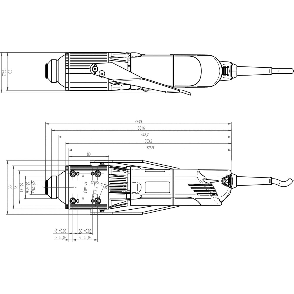 Cumpara acum AMB Motor pentru frezare 1050FME-U DI, control digital, 3500 - 22000 de la Mesterul Minune