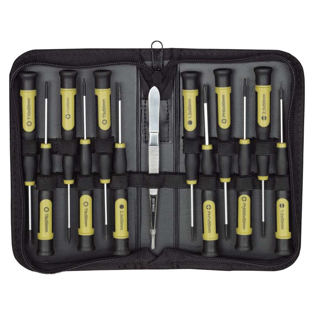 Trusa surubelnite de precizie, Proxxon 22720, 13 piese