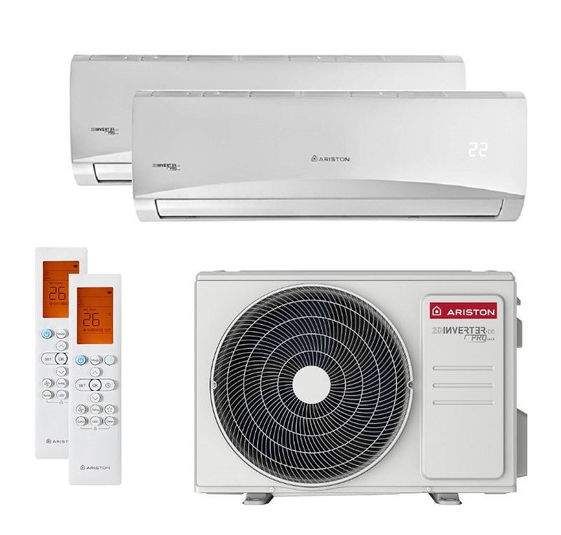 Aparat aer conditionat dublu split Ariston Prios 55 XD0 9000 + 12000