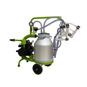 Aparat de muls oi, 2 posturi, 1 bidon 30l aluminiu, pahare plastic, 250l/min, 0,55kw