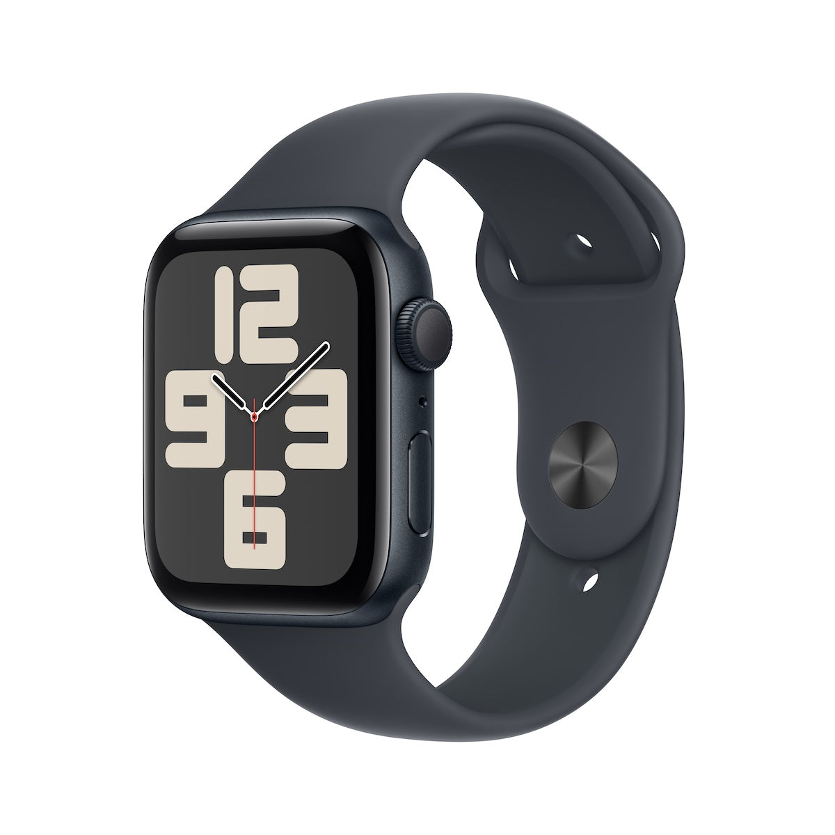 Cumpara Apple Watch SE GPS, 44mm Midnight Aluminium Case, Midnight Sport Band - S/M de la Mesterul Minune