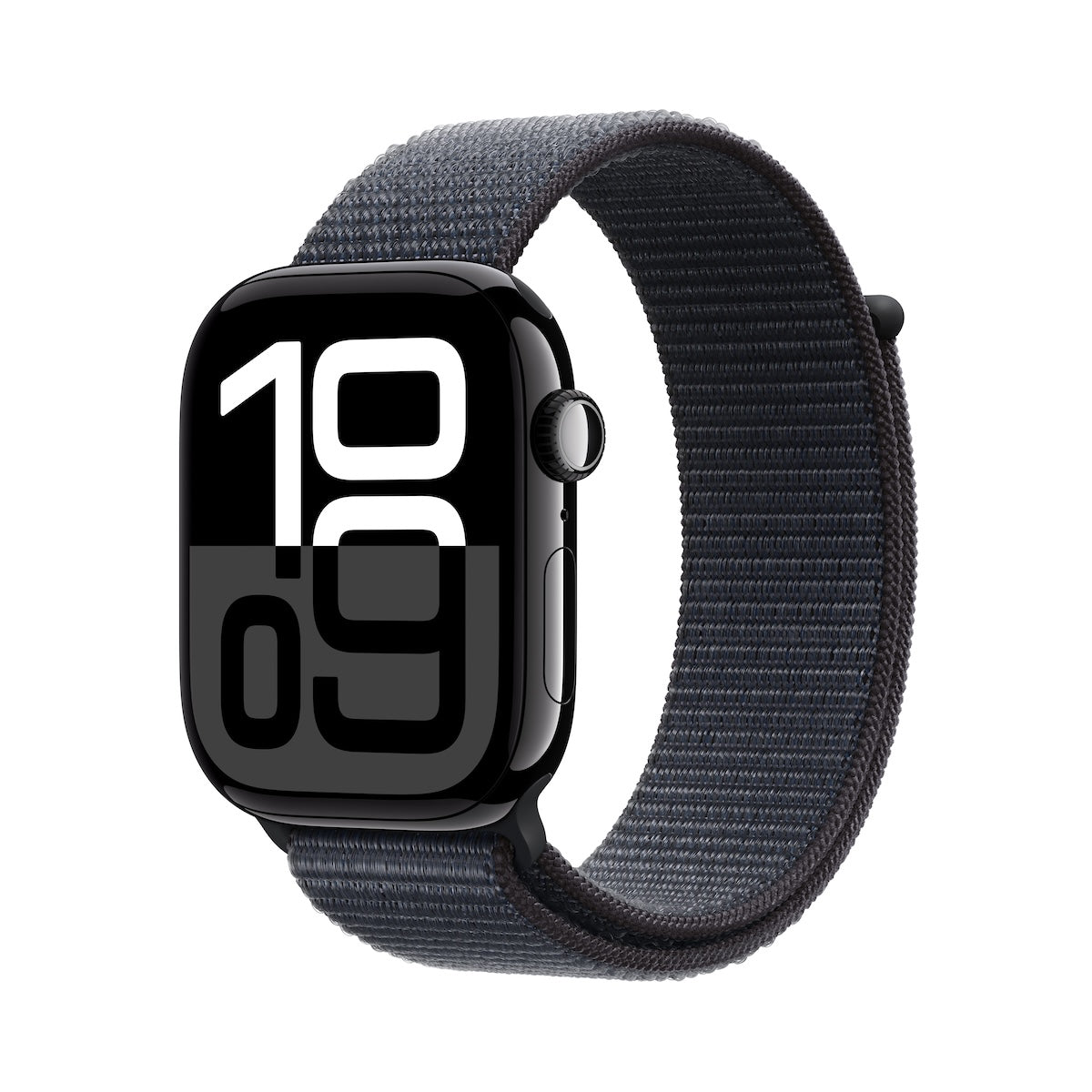 Cumpara Resigilat: Apple Watch Series 10 GPS, 42mm Jet Black Aluminium Case, Ink Sport Loop de la Mesterul Minune